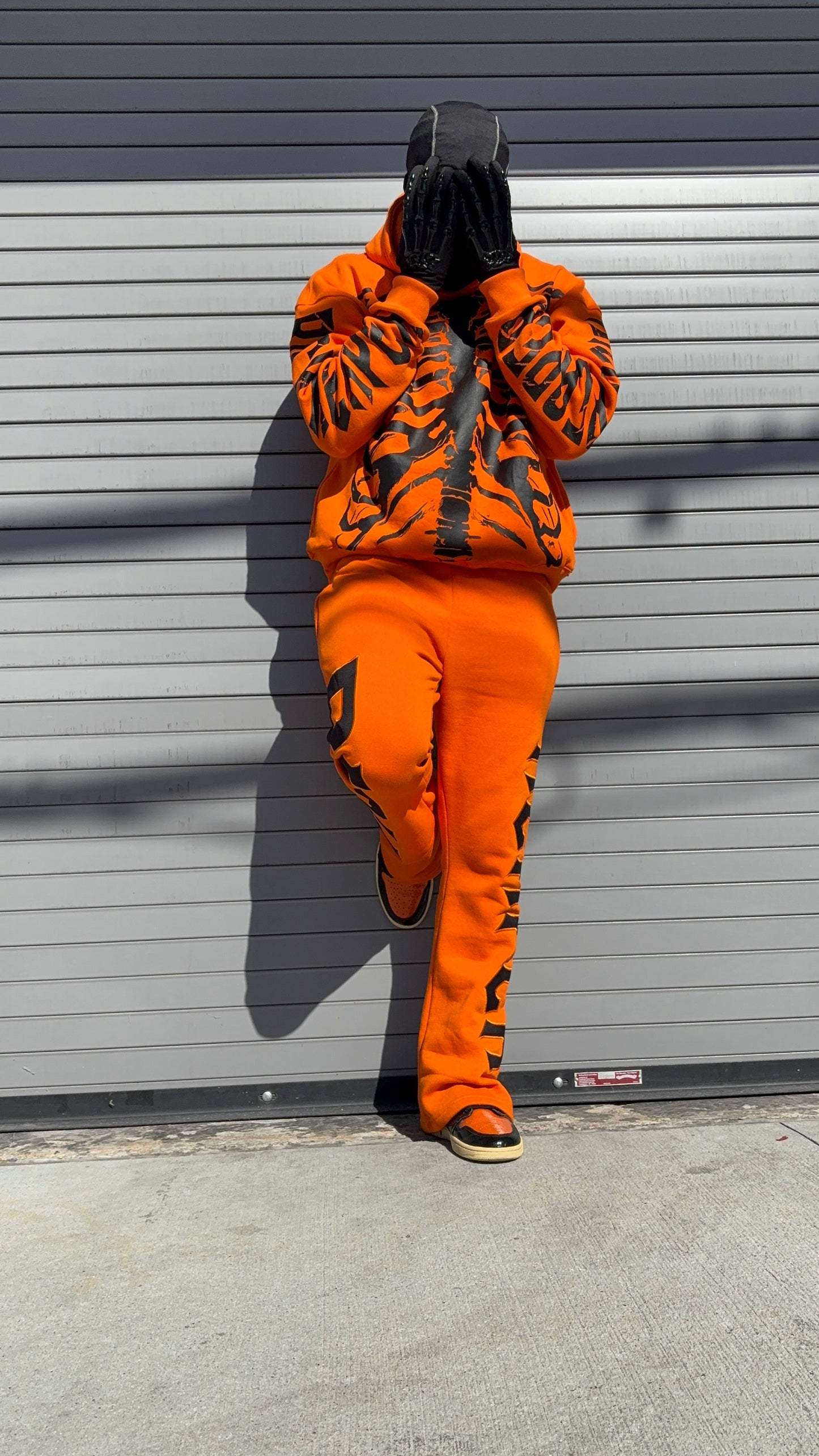 RR Skeleton Hoodies (Orange)