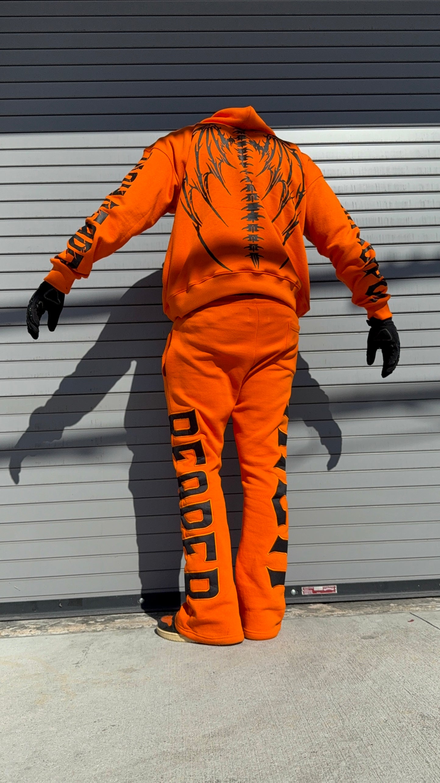 RR Skeleton Hoodies (Orange)