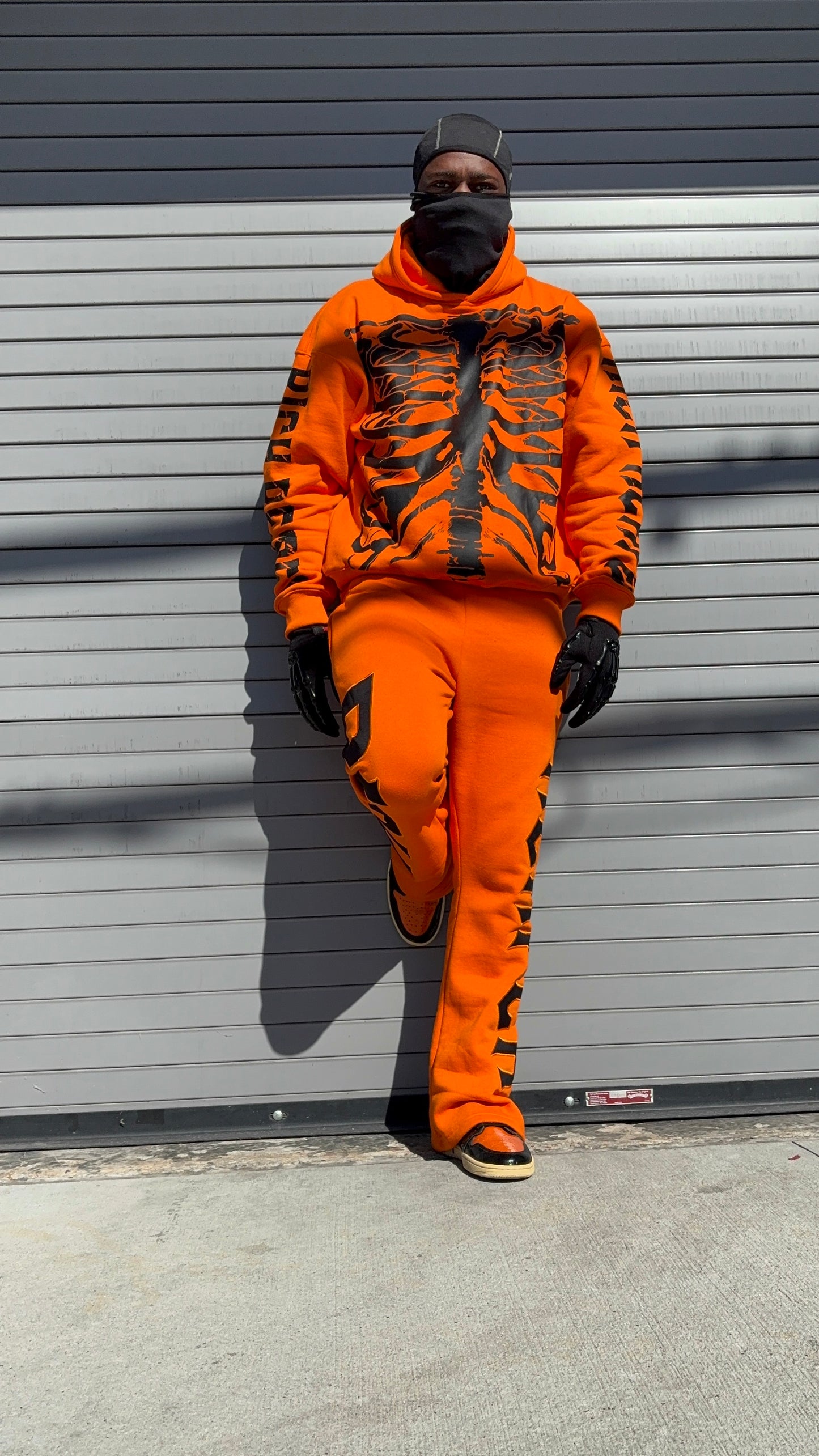 RR Skeleton Hoodies (Orange)