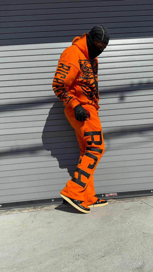 RR Skeleton Hoodies (Orange)